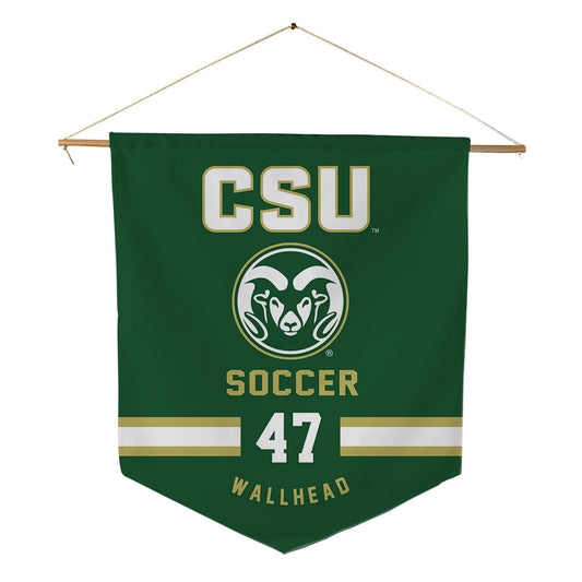 Colorado State - NCAA Women's Soccer : Ava Wallhead - Pennant - 18" x 21"-0
