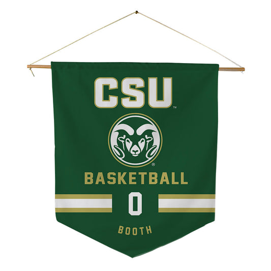 Colorado State - NCAA Men's Basketball : Carey Booth - Pennant - 18" x 21"-0