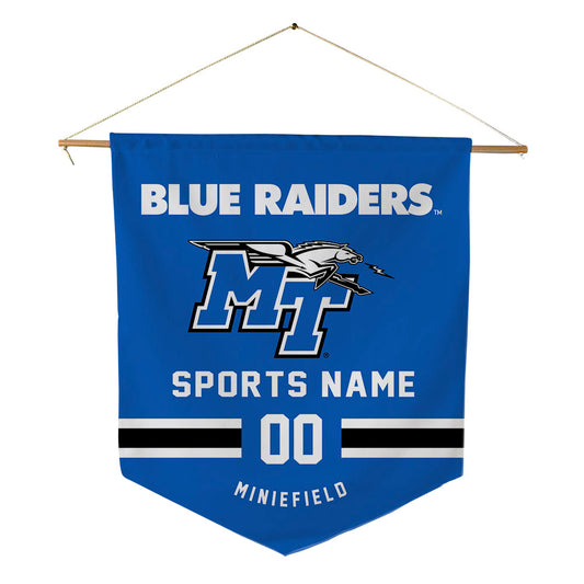 MTSU - NCAA Football : KJ Miniefield - Pennant - 18" x 21"-0