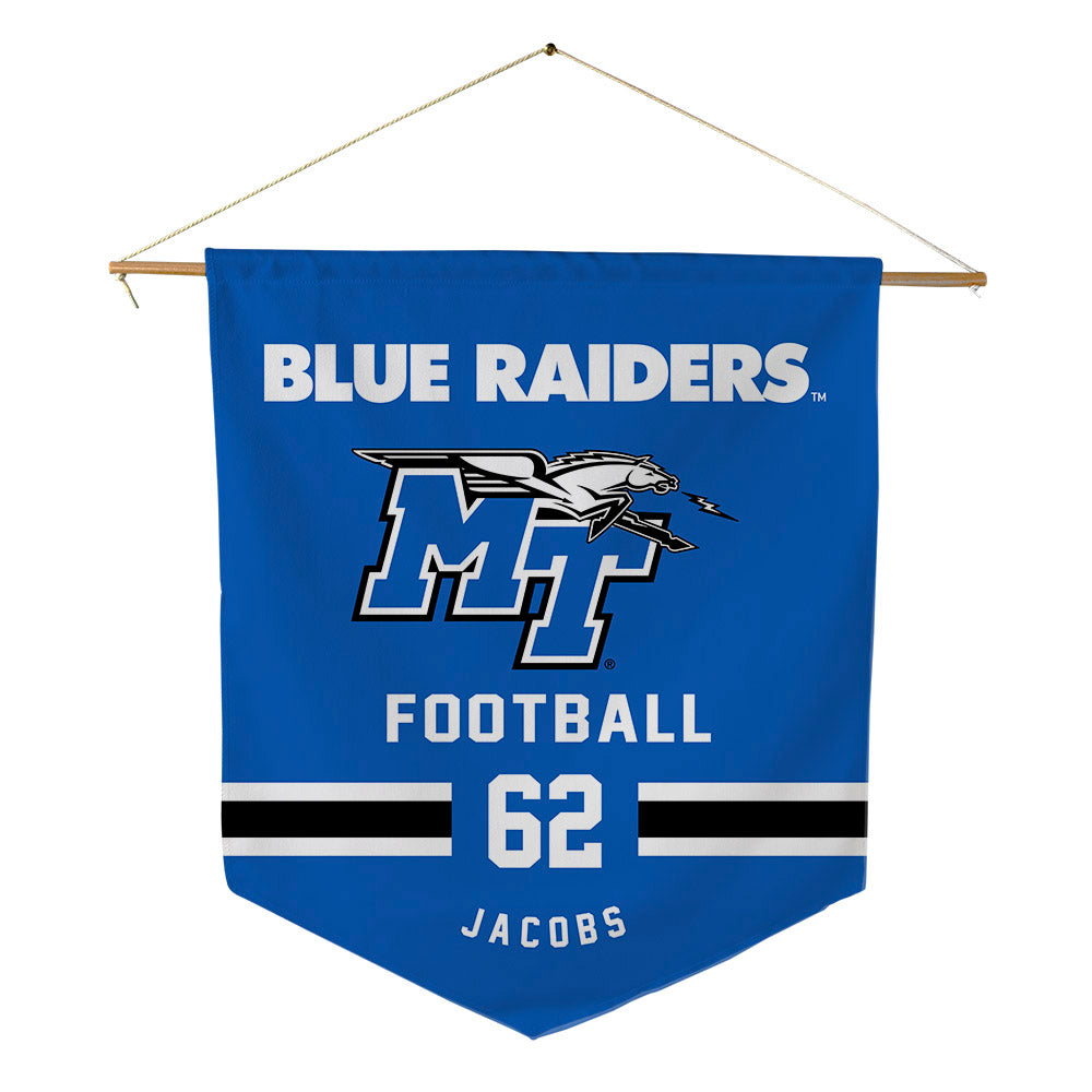 MTSU - NCAA Football : Tim Jacobs - Pennant - 18" x 21"-0
