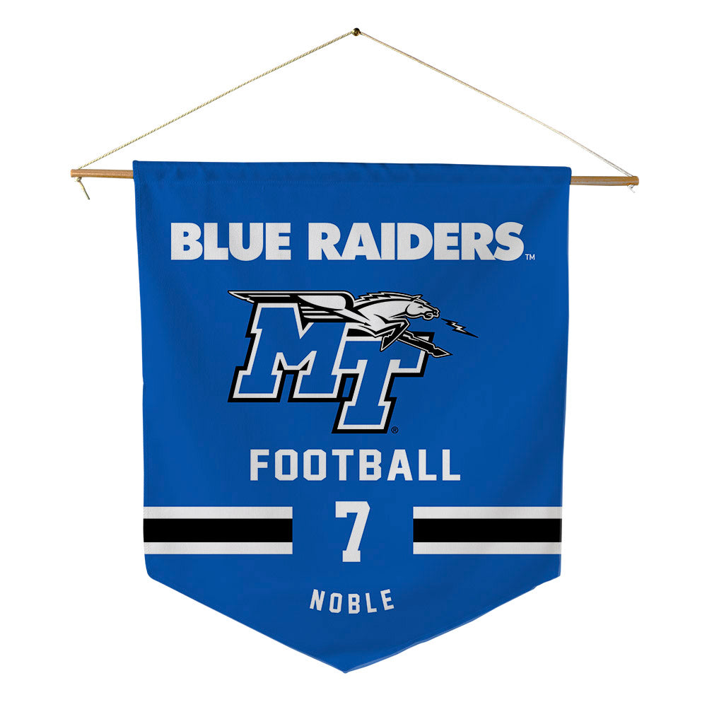 MTSU - NCAA Football : Christofer Noble - Pennant - 18" x 21"-0