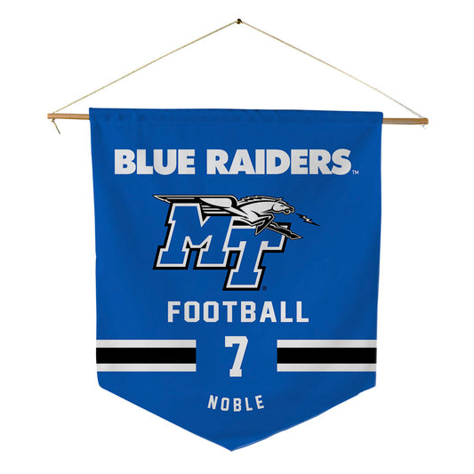 MTSU - NCAA Football : Christofer Noble - Pennant - 18" x 21"-0