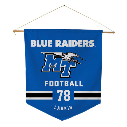 MTSU - NCAA Football : Kyle Larkin - Pennant - 18" x 21"-0