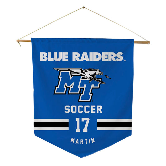 MTSU - NCAA Women's Soccer : Addie Martin - Pennant - 18" x 21"-0