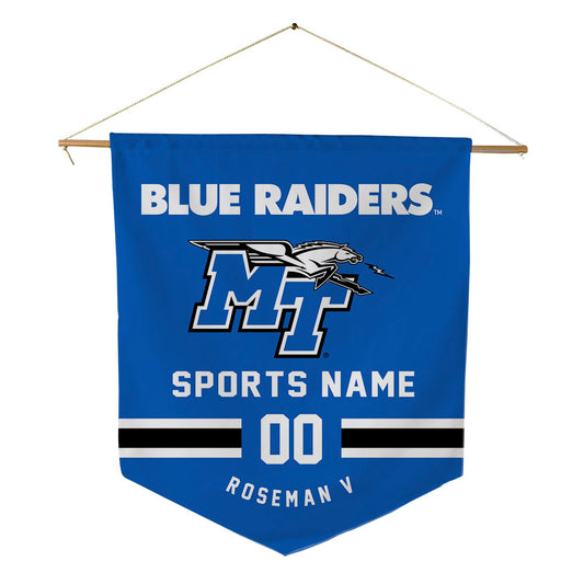 MTSU - NCAA Football : Archie Roseman V - Pennant - 18" x 21"-0