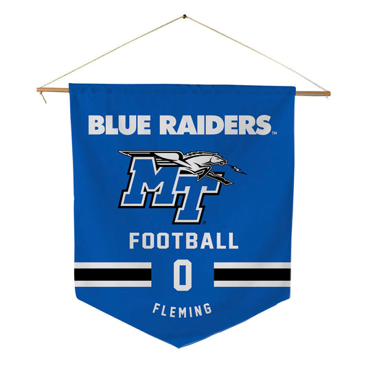 MTSU - NCAA Football : Santana Fleming - Pennant - 18" x 21"-0