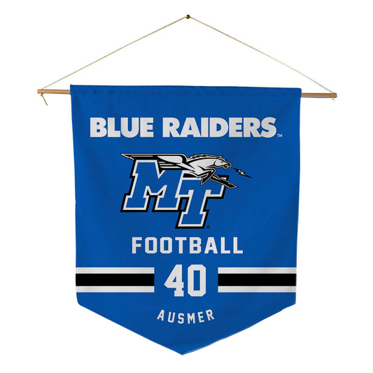 MTSU - NCAA Football : BJ Ausmer - Pennant - 18" x 21"-0