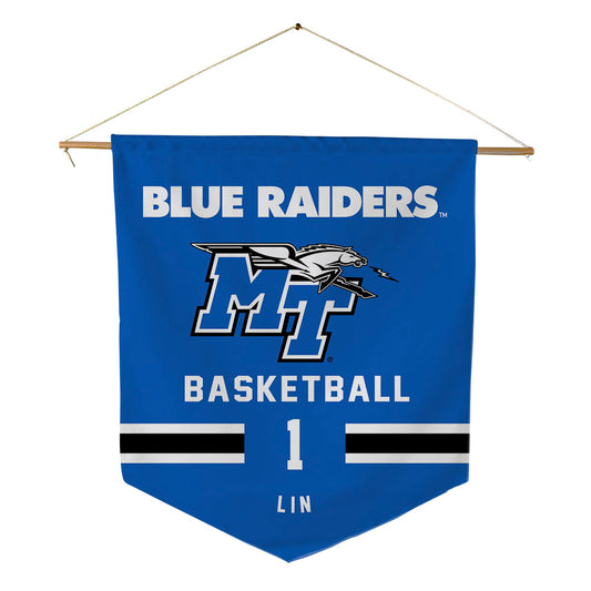 MTSU - NCAA Women's Basketball : Yuhan Lin - Pennant - 18" x 21"-0