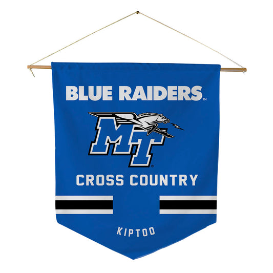 MTSU - NCAA Men's Cross Country : Brian Kiptoo - Pennant - 18" x 21"-0