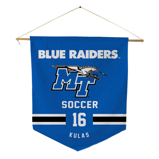 MTSU - NCAA Women's Soccer : Zoey Kulas - Pennant - 18" x 21"-0