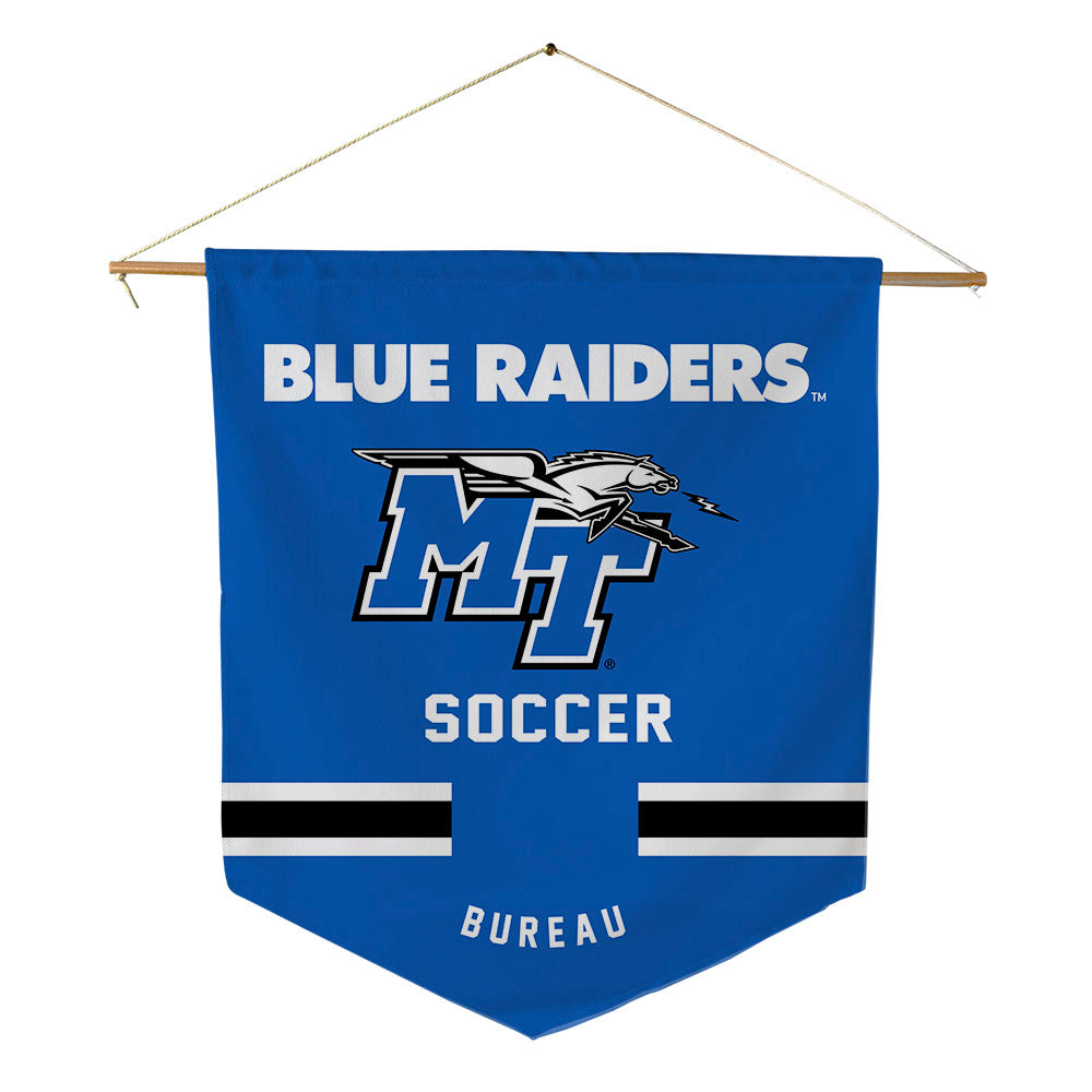 MTSU - NCAA Women's Soccer : Saachi Bureau - Pennant - 18" x 21"-0