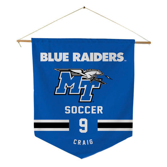 MTSU - NCAA Women's Soccer : Alli Craig - Pennant - 18" x 21"-0