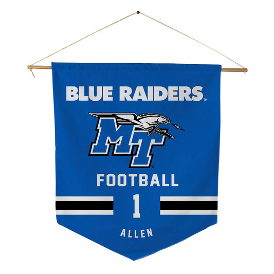 MTSU - NCAA Football : Markus Allen - Pennant - 18" x 21"-0