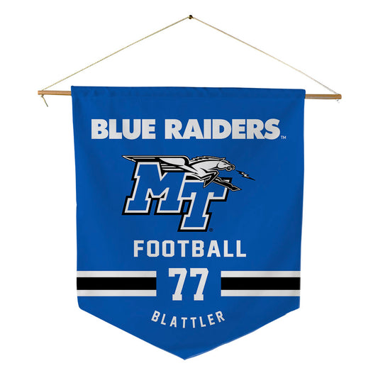 MTSU - NCAA Football : Diego Blattler - Pennant - 18" x 21"-0