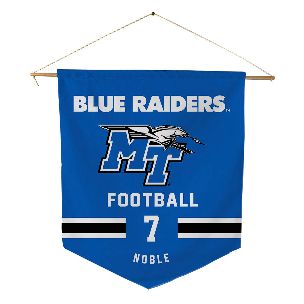 MTSU - NCAA Football : Christofer Noble - Pennant - 18" x 21"-0