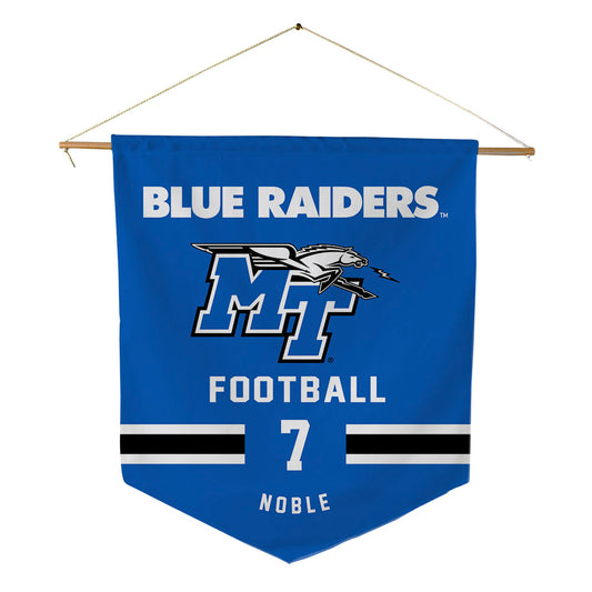 MTSU - NCAA Football : Christofer Noble - Pennant - 18" x 21"-0