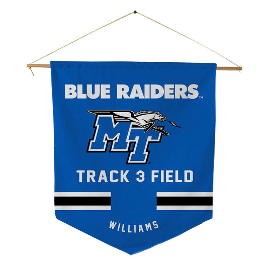 MTSU - NCAA Women's Track & Field : Laila Williams - Pennant - 18" x 21"-0