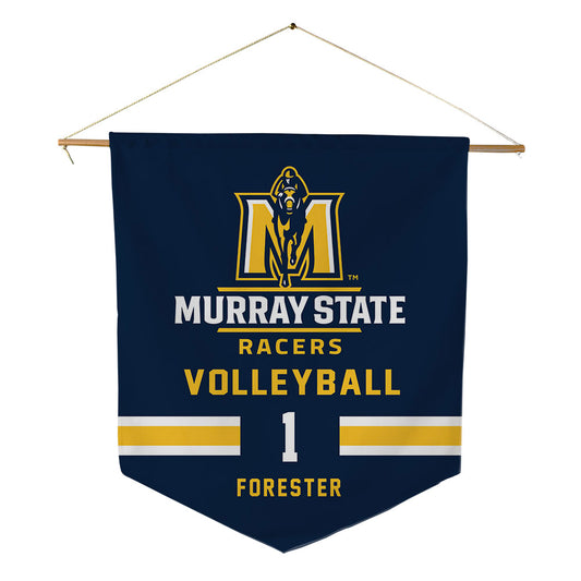 Murray State - NCAA Women's Volleyball : Halle Forester - Pennant - 18" x 21"-0