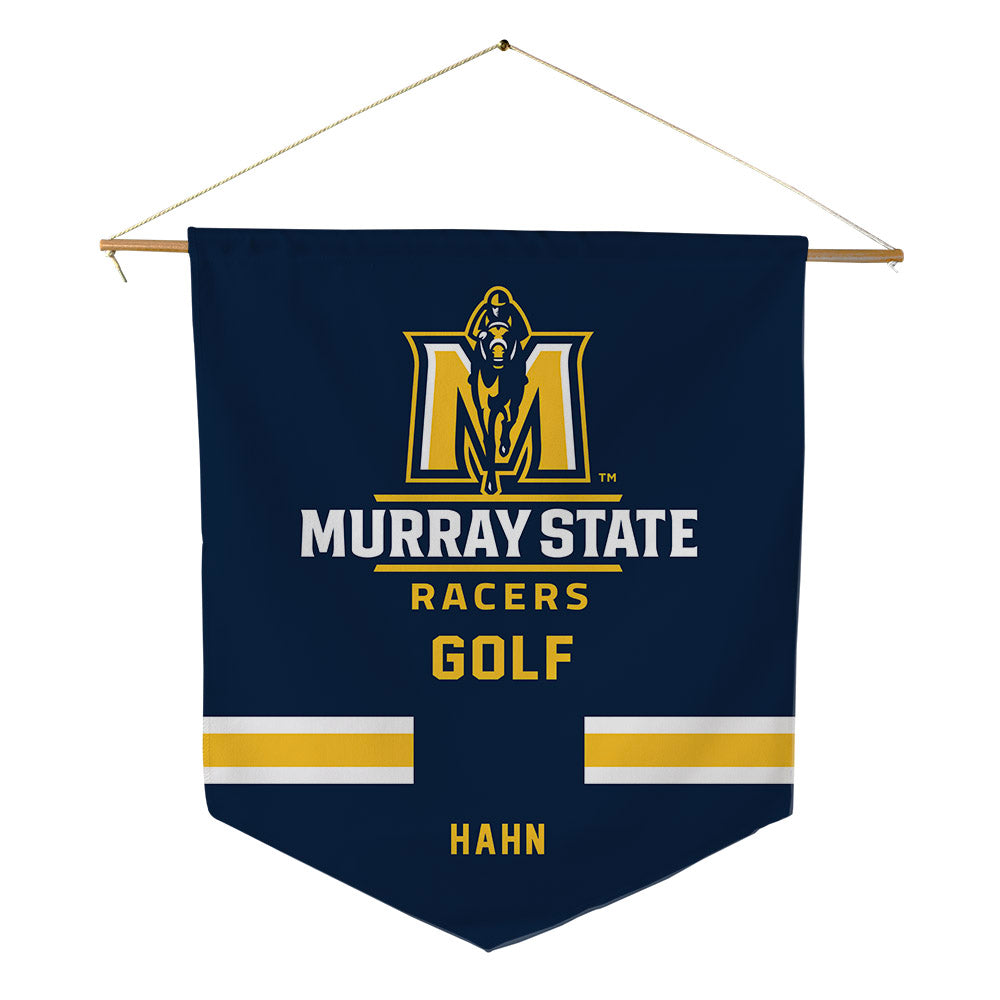 Murray State - NCAA Men's Golf : Aidan Hahn - Pennant - 18" x 21"-0