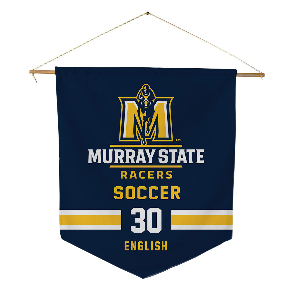 Murray State - NCAA Women's Soccer : Kendyll English - Pennant - 18" x 21"-0