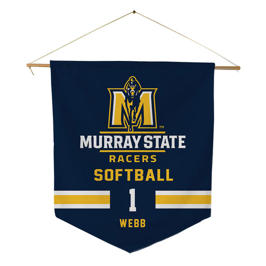 Murray State - NCAA Softball : Rylee Webb - Pennant - 18" x 21"-0