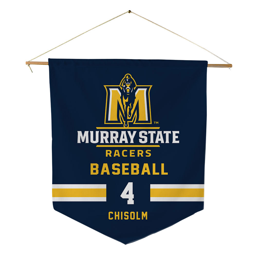 Murray State - NCAA Baseball : Connor Chisolm - Pennant - 18" x 21"-0