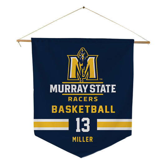 Murray State - NCAA Men's Basketball : Mason Miller - Pennant - 18" x 21"-0