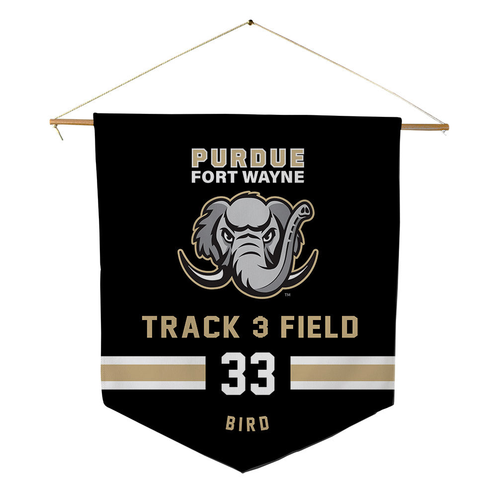 PFW - NCAA Men's Track & Field : Caden Bird - Pennant - 18" x 21"-0