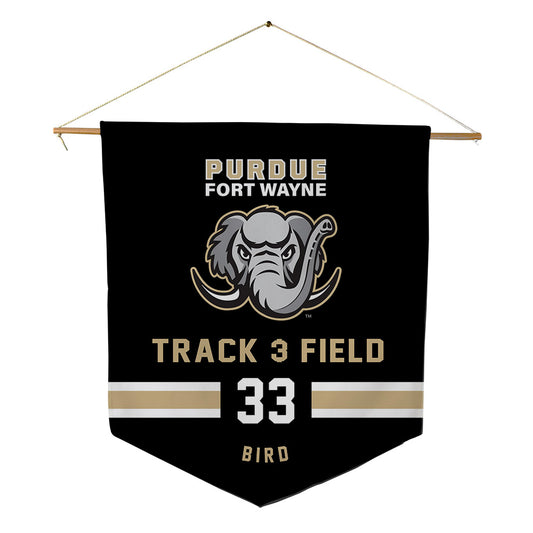 PFW - NCAA Men's Track & Field : Caden Bird - Pennant - 18" x 21"-0