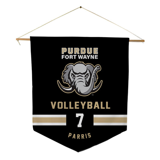 PFW - NCAA Women's Volleyball : Avery Parris - Pennant - 18" x 21"-0