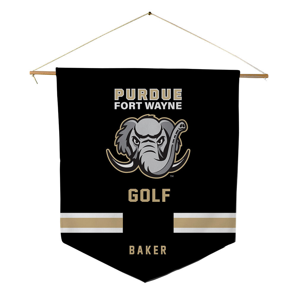PFW - NCAA Men's Golf : Caden Baker - Pennant - 18" x 21"-0