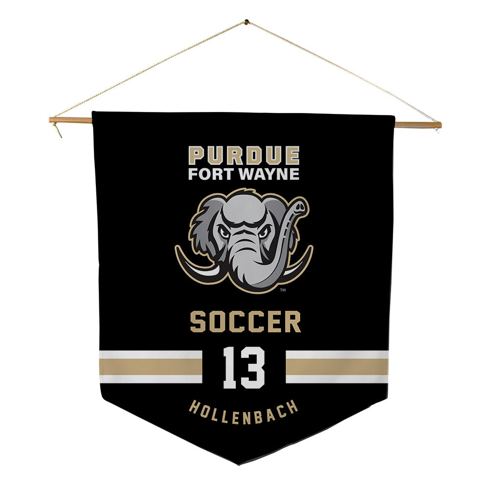 PFW - NCAA Men's Soccer : Andrew Hollenbach - Pennant - 18" x 21"-0
