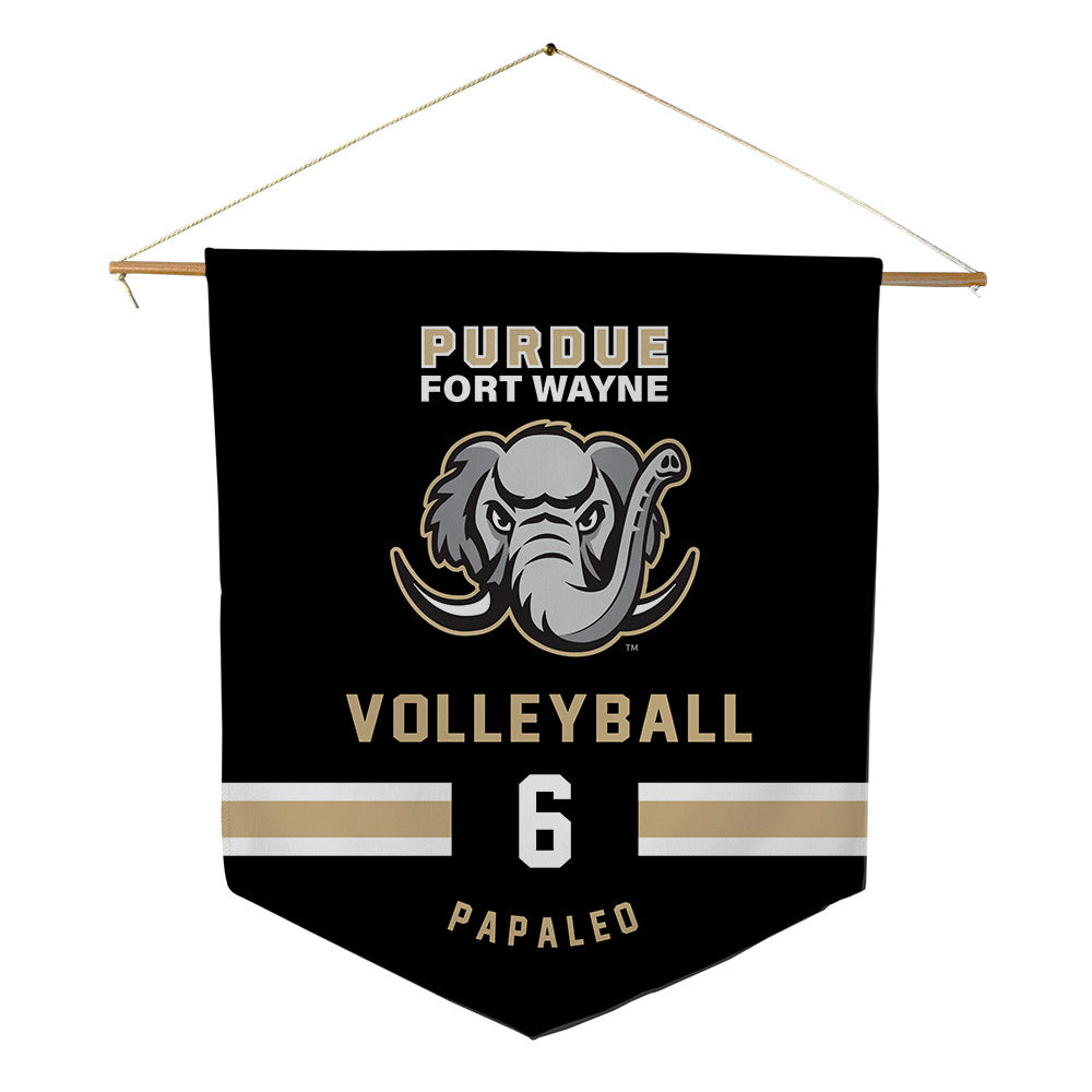 PFW - NCAA Men's Volleyball : Ra'l Papaleo - Pennant - 18" x 21"-0