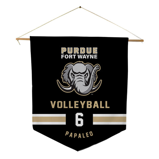 PFW - NCAA Men's Volleyball : Ra'l Papaleo - Pennant - 18" x 21"-0