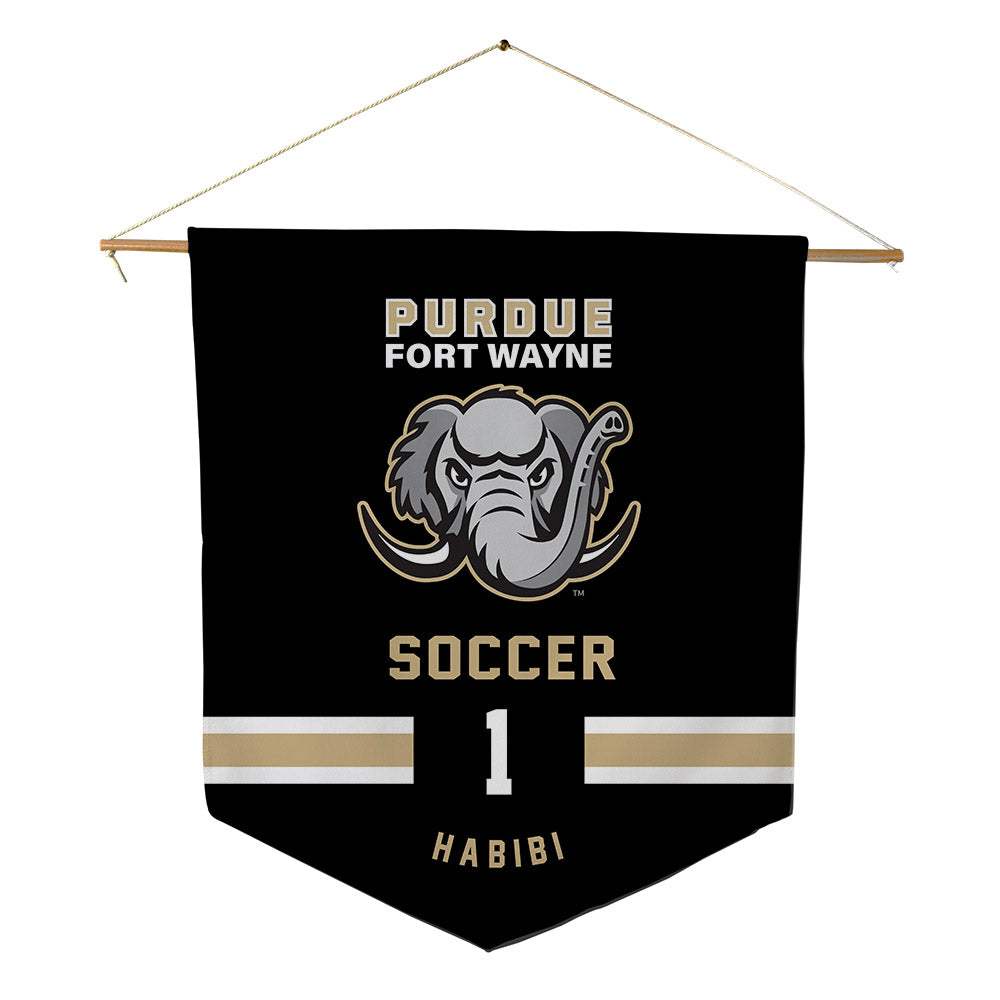 PFW - NCAA Men's Soccer : Amir Habibi - Pennant - 18" x 21"-0