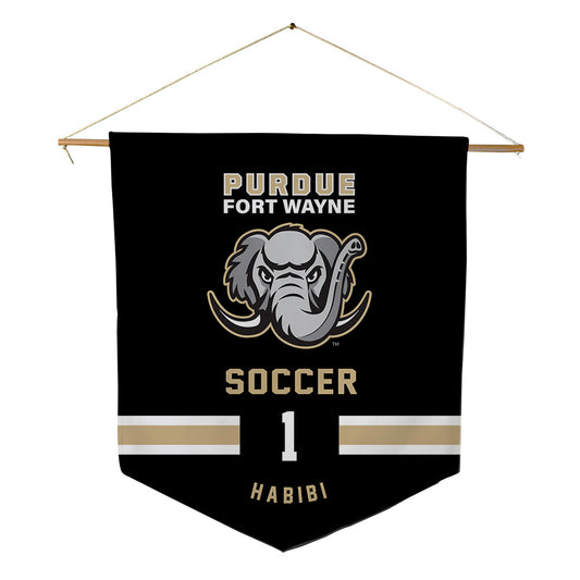 PFW - NCAA Men's Soccer : Amir Habibi - Pennant - 18" x 21"-0