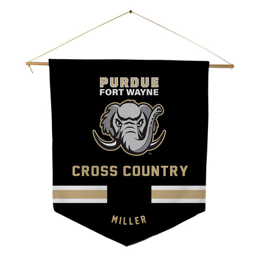 PFW - NCAA Men's Cross Country : Landon Miller - Pennant - 18" x 21"-0