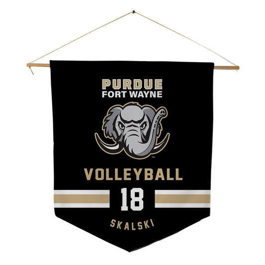PFW - NCAA Men's Volleyball : Ethan Skalski - Pennant - 18" x 21"-0