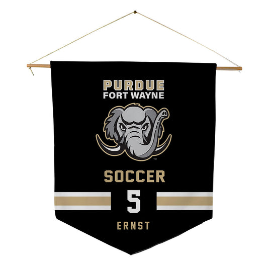 PFW - NCAA Women's Soccer : Emily Ernst - Pennant - 18" x 21"-0