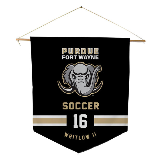 PFW - NCAA Men's Soccer : Kevin Whitlow II - Pennant - 18" x 21"-0