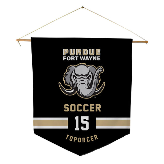 PFW - NCAA Women's Soccer : Maci Toporcer - Pennant - 18" x 21"-0