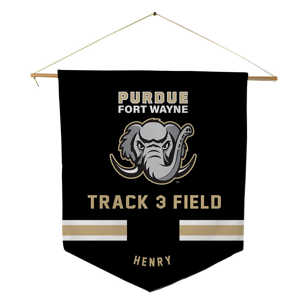PFW - NCAA Women's Track & Field : McKayla Henry - Pennant - 18" x 21"-0