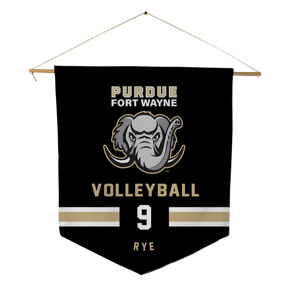 PFW - NCAA Women's Volleyball : Trinity Rye - Pennant - 18" x 21"-0