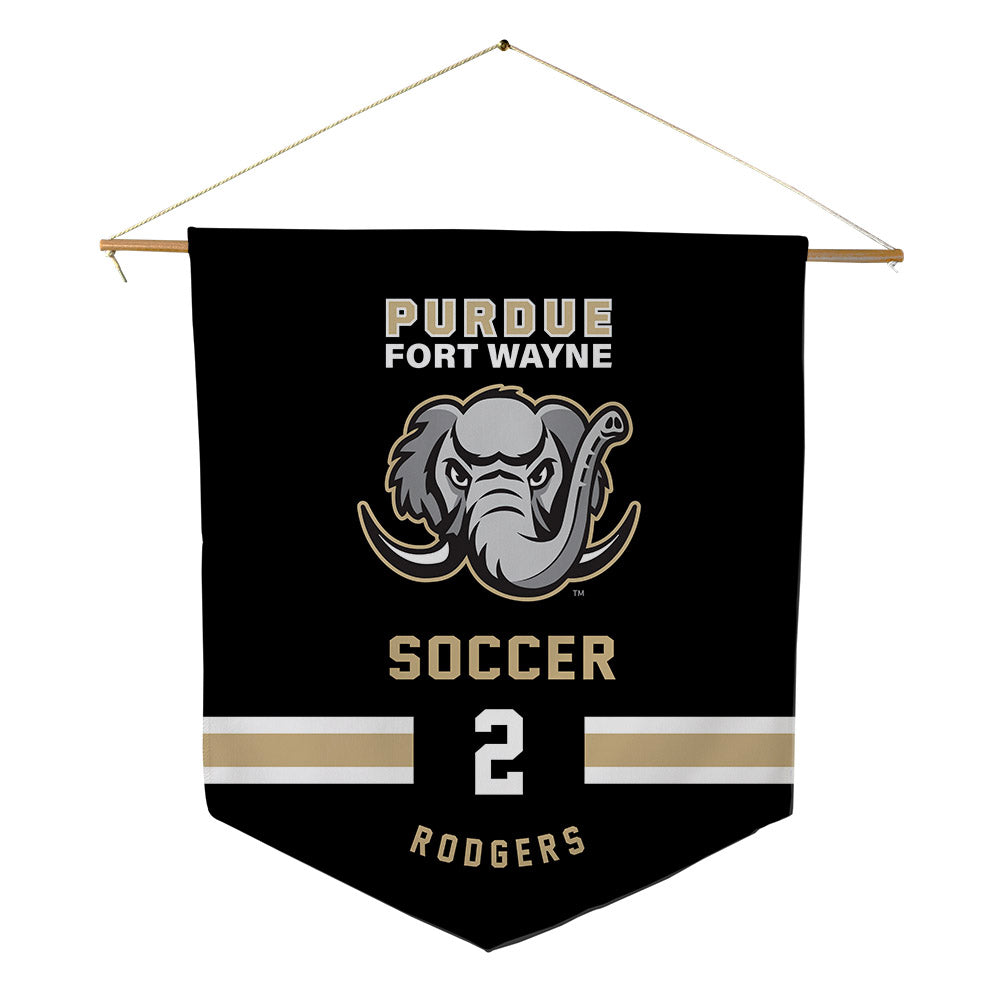 PFW - NCAA Men's Soccer : Jordan Rodgers - Pennant - 18" x 21"-0