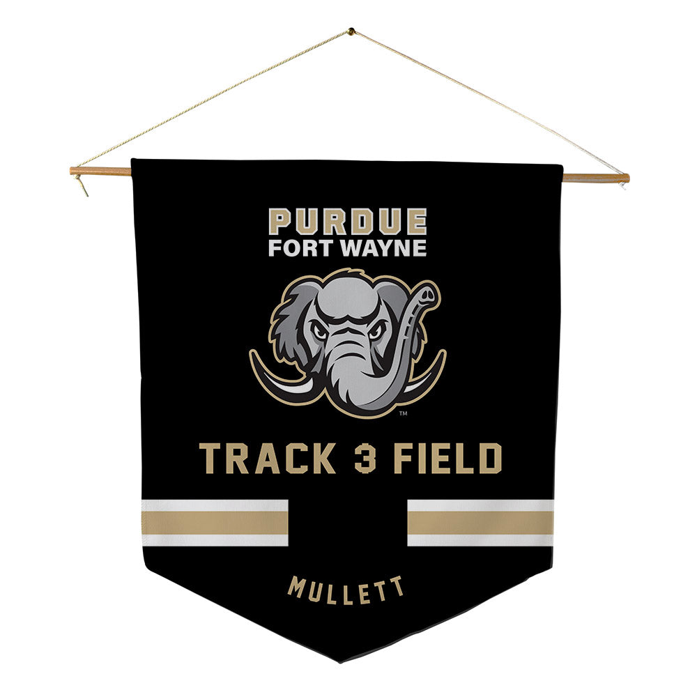 PFW - NCAA Men's Track & Field : Daniel Mullett - Pennant - 18" x 21"-0