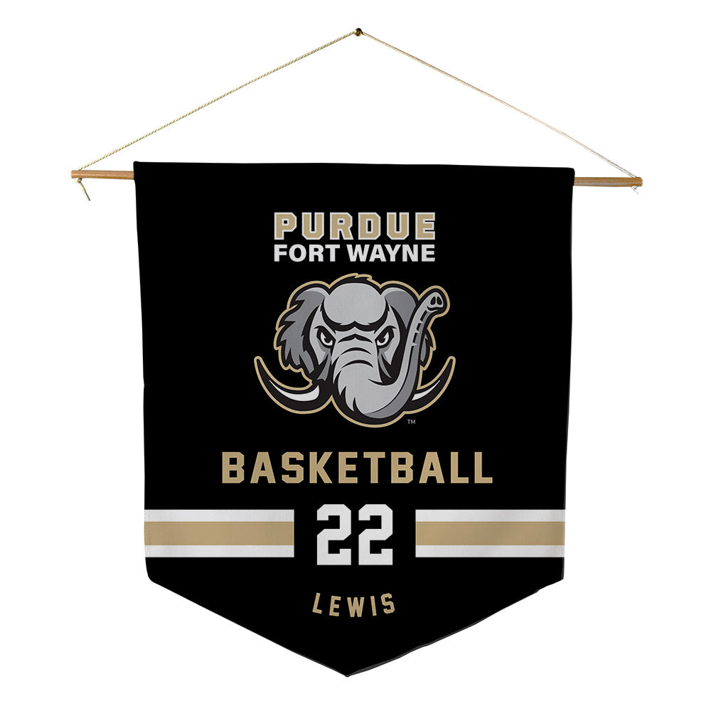 PFW - NCAA Women's Basketball : Madison Lewis - Pennant - 18" x 21"-0