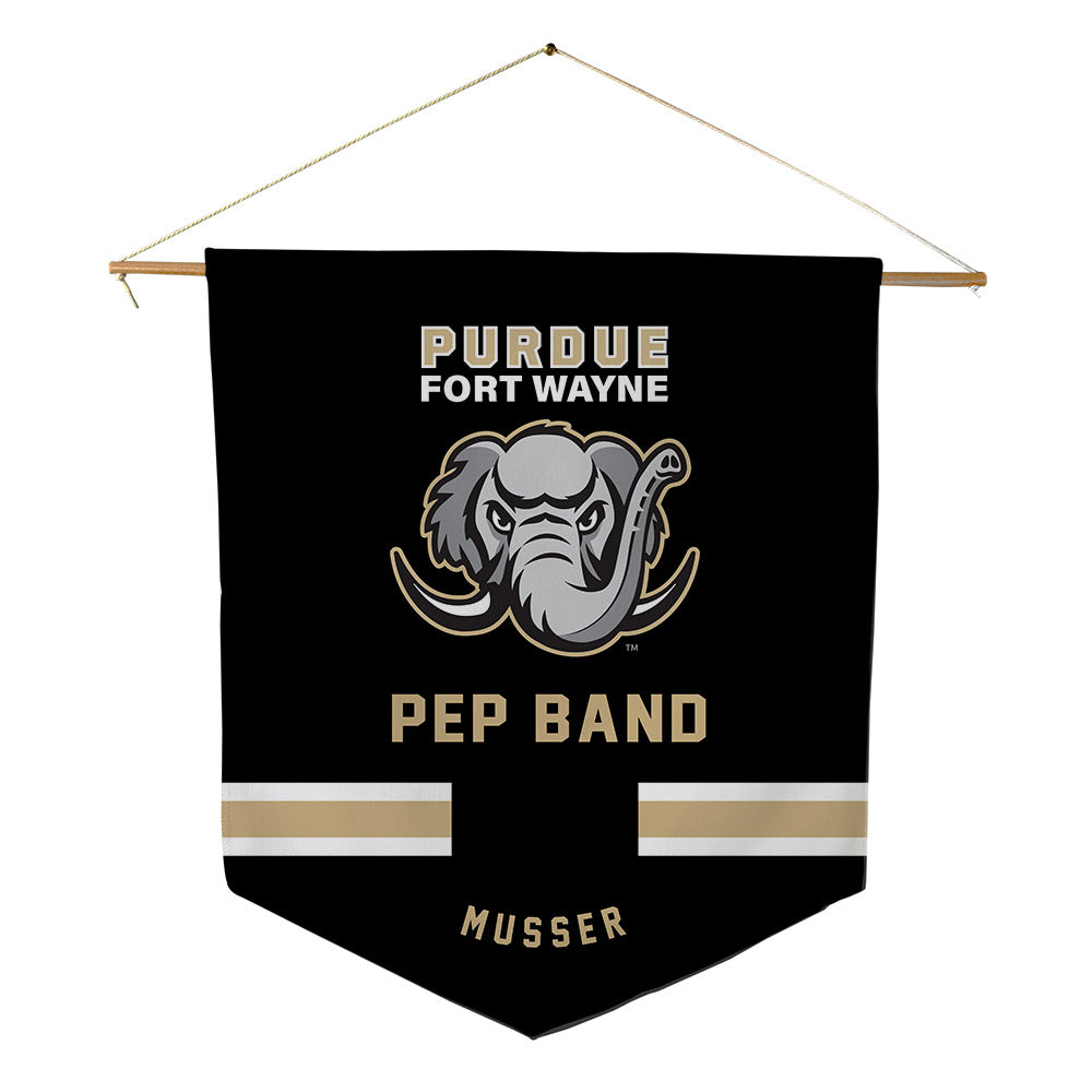 PFW - Pep Band : Tj Musser - Pennant - 18" x 21"-0