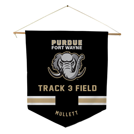 PFW - NCAA Men's Track & Field : Daniel Mullett - Pennant - 18" x 21"-0