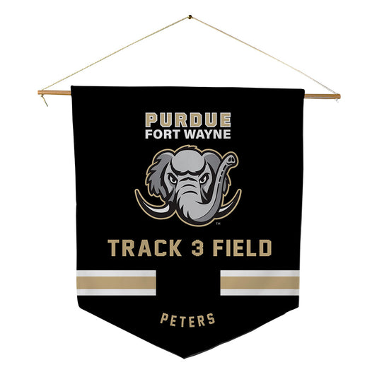 PFW - NCAA Men's Track & Field : Breijon Peters - Pennant - 18" x 21"-0