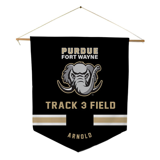 PFW - NCAA Men's Track & Field : Donovan Arnold - Pennant - 18" x 21"-0